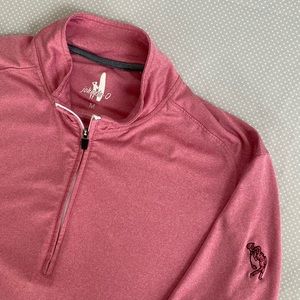 Johnnie O Pullover PINK Athletic Golf Pullover Half-Zip